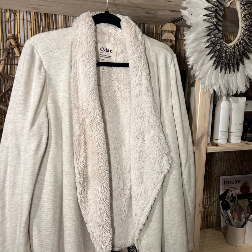 Dylan*  sweatshirt / faux fur lined coat